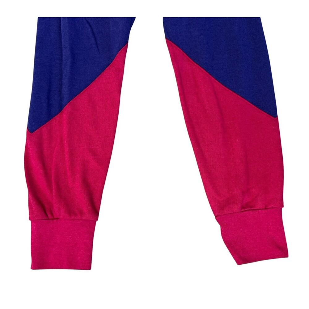AVIATOR NATION Glider Colorblock Set Hot Pink Purple Joggers Zip Hoodie XS RARE - Picture 3 of 11